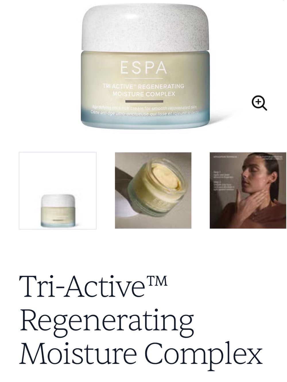 ESPA Tri-Active Regenerating Moisture Complex - Cream : New